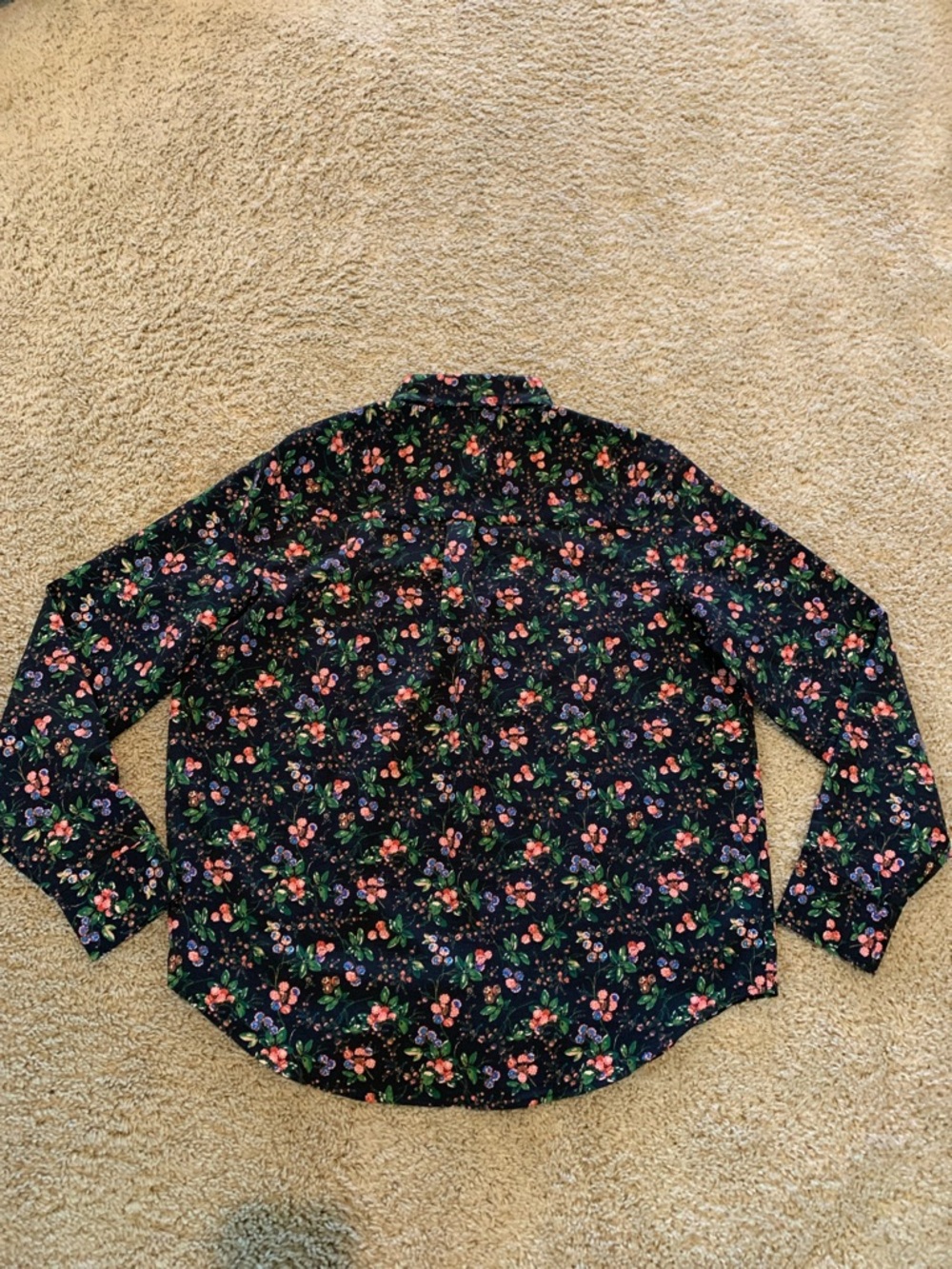 EUC Hill House Women’s The Malone Multi Color Floral Chic Collar Button-Up Shirt - Picture 11 of 11